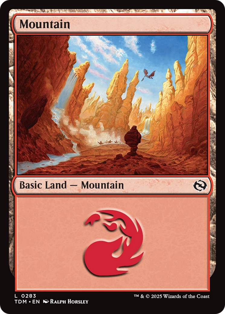 Mountain - Common Basic Land — Mountain card from Tarkir: Dragonstorm