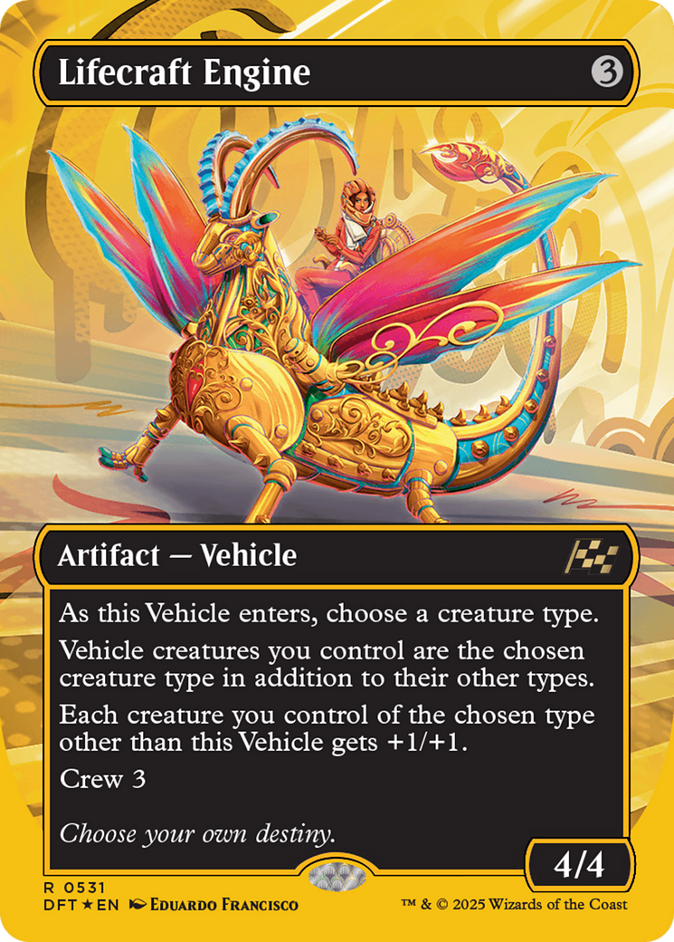 Lifecraft Engine - Rare Artifact — Vehicle card from Aetherdrift