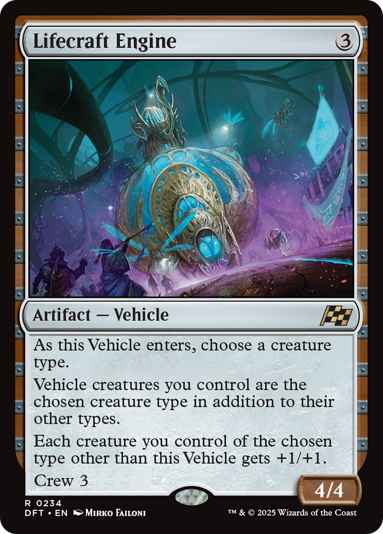 Lifecraft Engine - Rare Artifact — Vehicle card from Aetherdrift