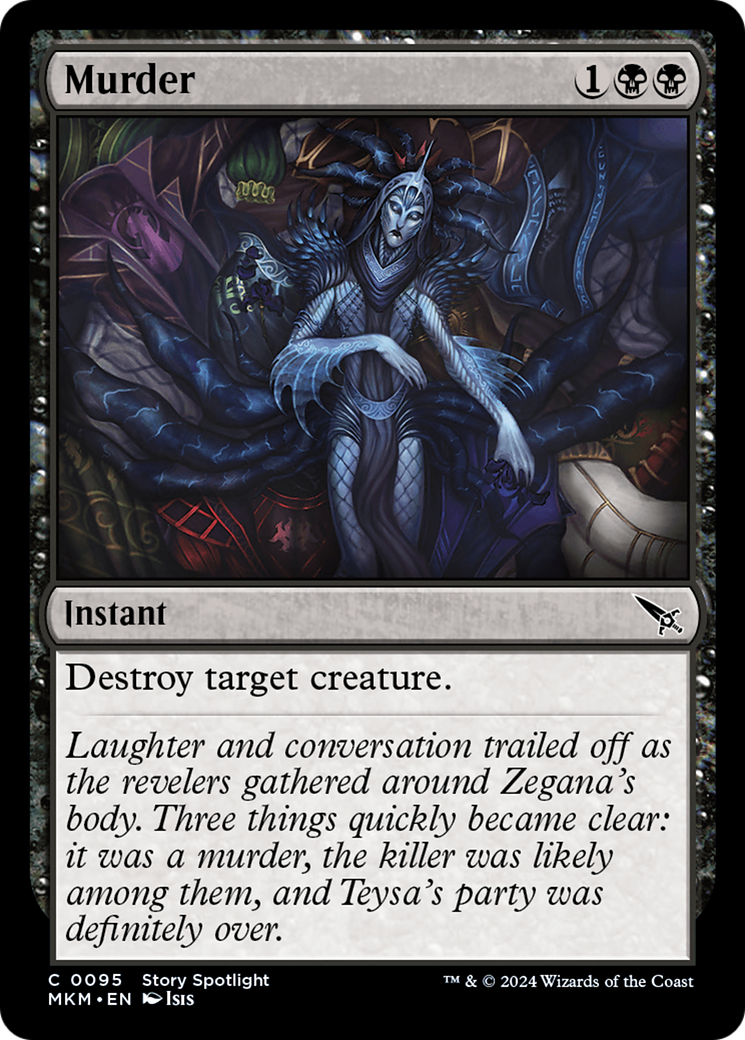 Murder - Common Instant card from Murders at Karlov Manor