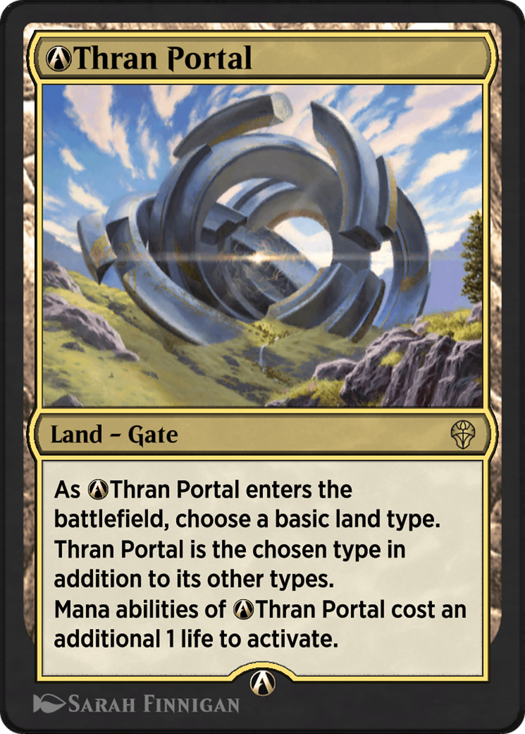 A-Thran Portal - Rare Land card from DMU
