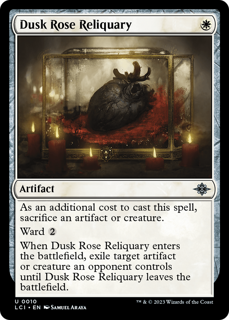 Dusk Rose Reliquary - Uncommon Artifact card from The Lost Caverns of Ixalan