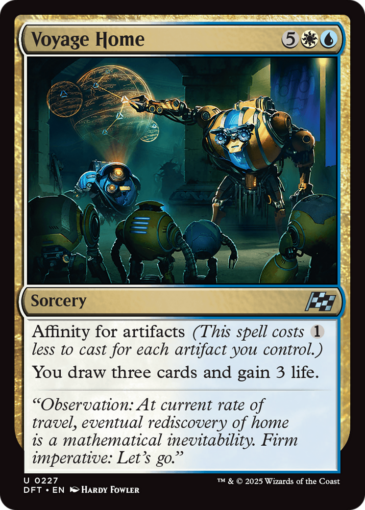 Voyage Home - Uncommon Sorcery card from Aetherdrift