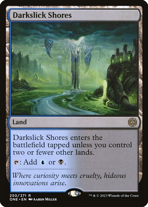 Darkslick Shores - Rare card from ONE