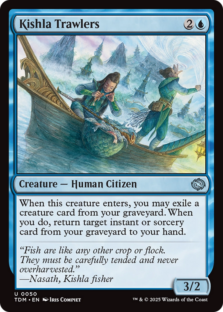 Kishla Trawlers - Uncommon Creature — Human Citizen card from Tarkir: Dragonstorm