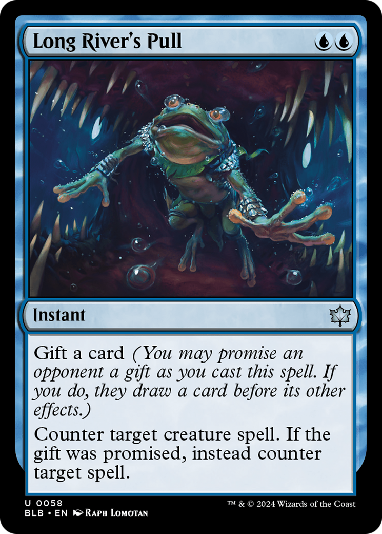Long River's Pull - Uncommon Instant card from Bloomburrow