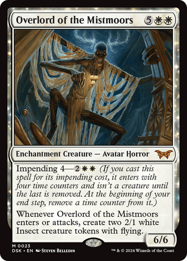 Overlord of the Mistmoors - Enchantment Creature — Avatar Horror used in 100.0% of Azorius sideboards