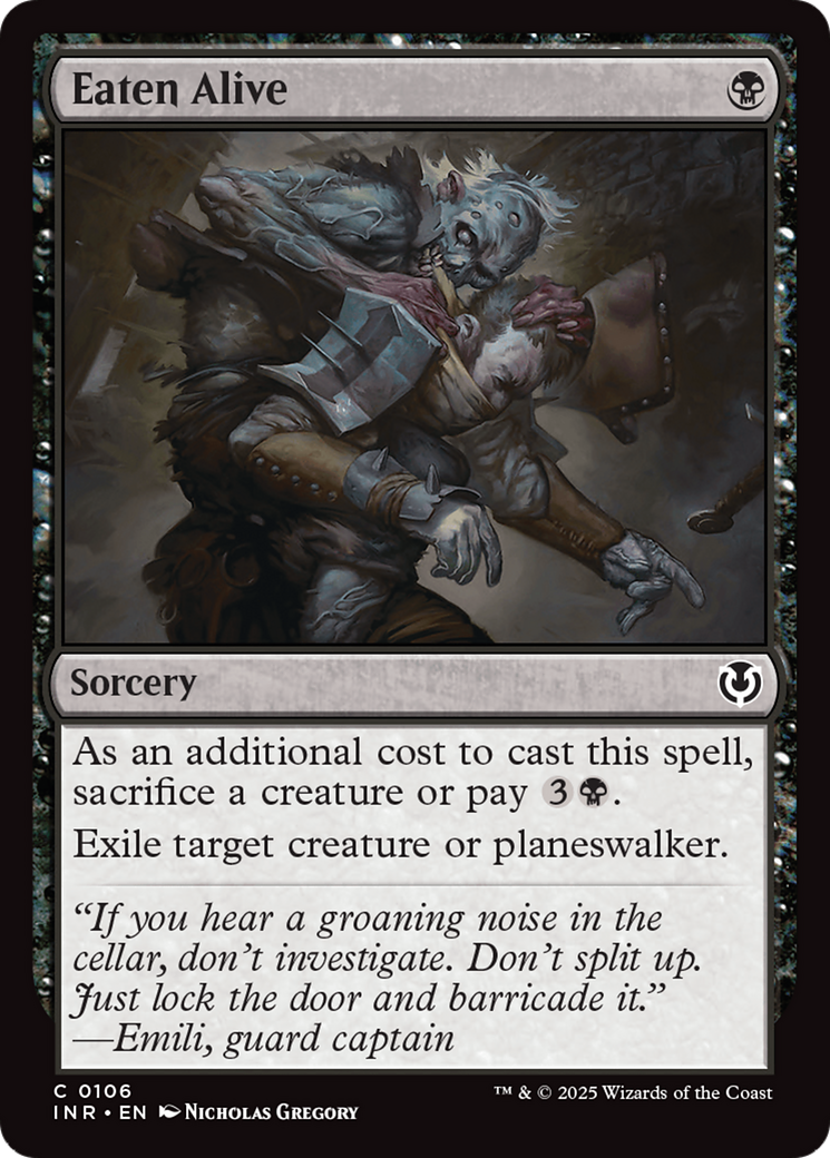 Eaten Alive - Common Sorcery card from Innistrad Remastered