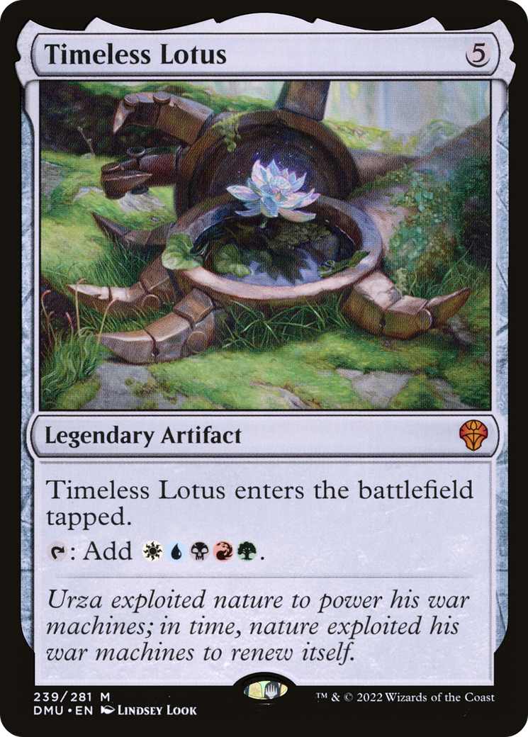 Timeless Lotus - Mythic Legendary Artifact card from Dominaria United