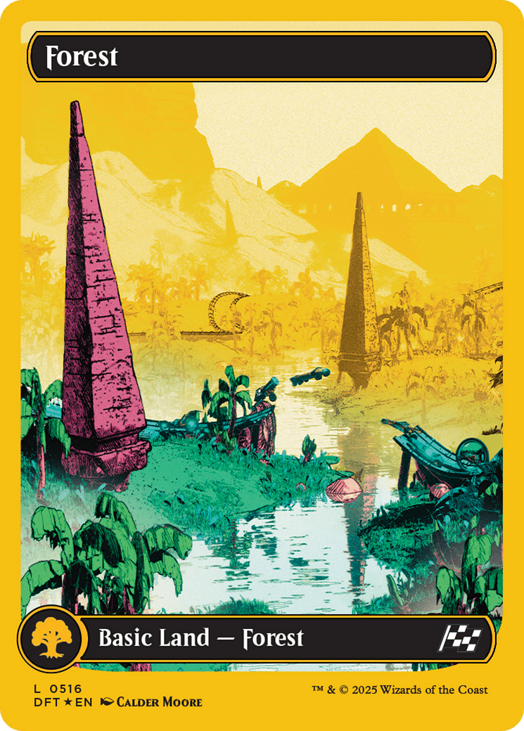 Forest - Common Basic Land — Forest card from Aetherdrift