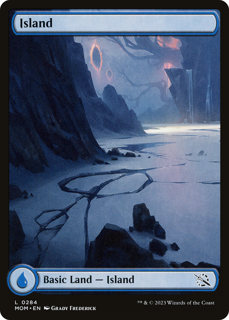 Island - Common Basic Land — Island card from March of the Machine