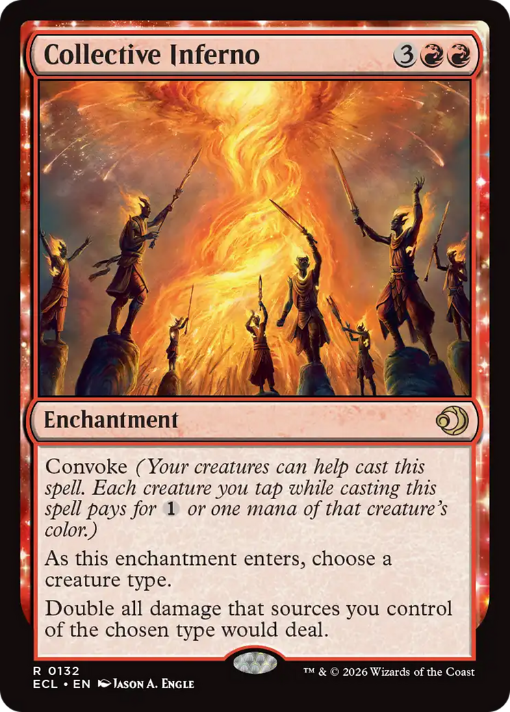 Collective Inferno - Rare Enchantment card from Lorwyn Eclipsed