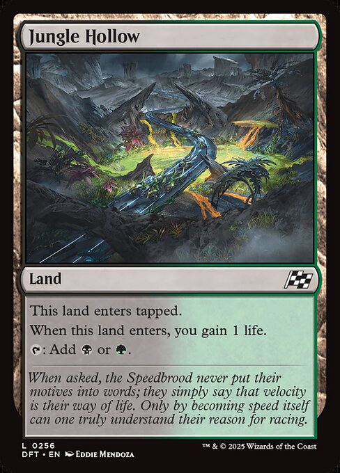 Jungle Hollow - Common card from Aetherdrift