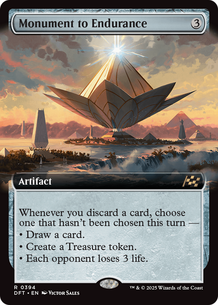 Monument to Endurance - Rare Artifact card from Aetherdrift