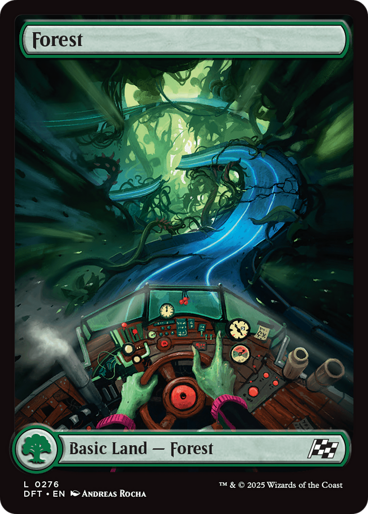Forest - Common Basic Land — Forest card from Aetherdrift