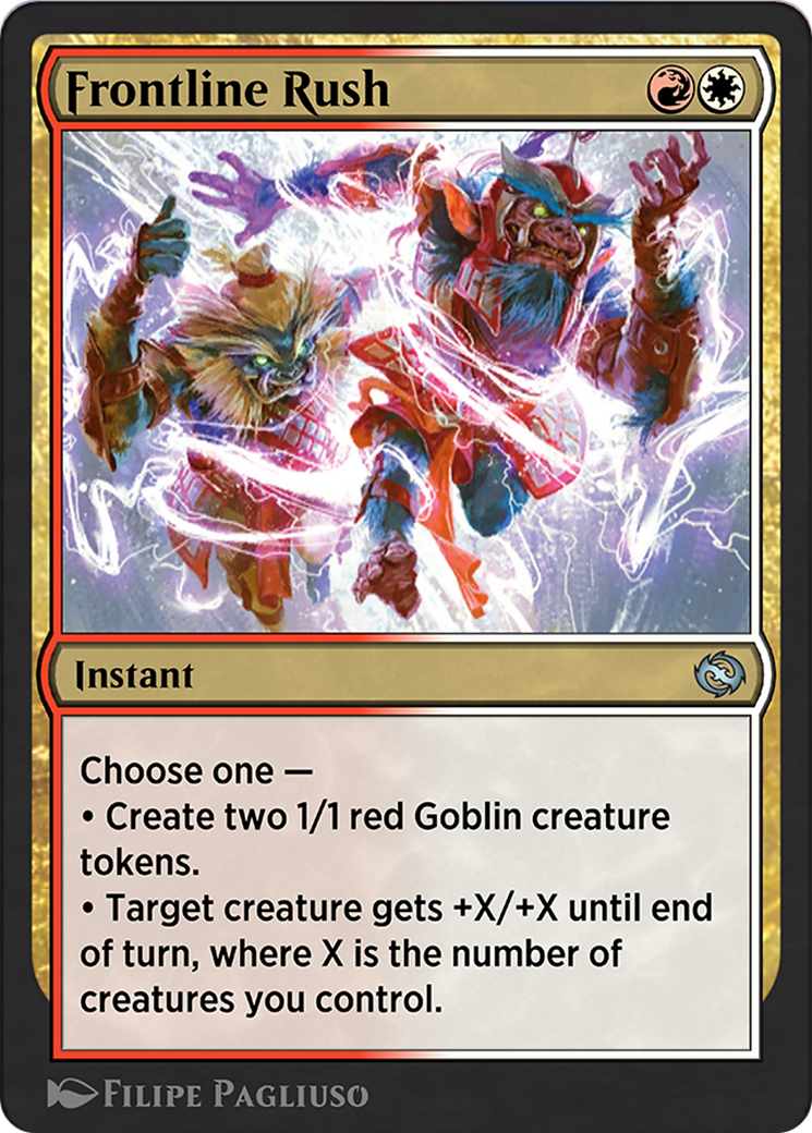Frontline Rush - Uncommon Instant card from Tarkir: Dragonstorm