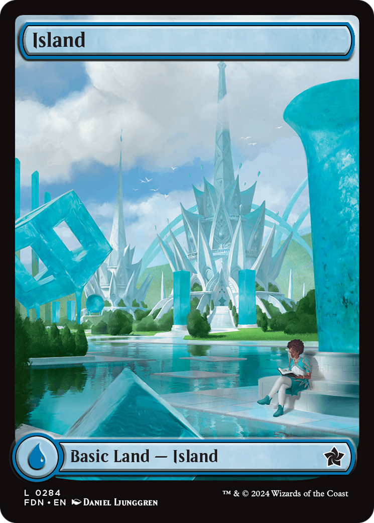 Island - Common Basic Land — Island card from Foundations