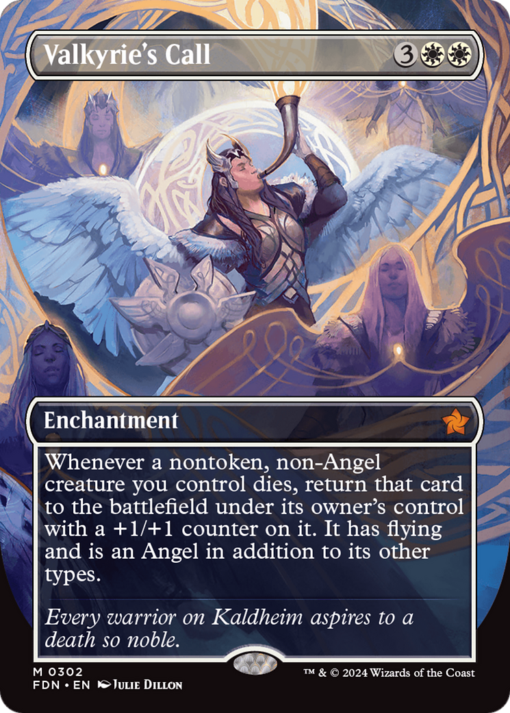 Valkyrie's Call - Mythic Enchantment card from Foundations