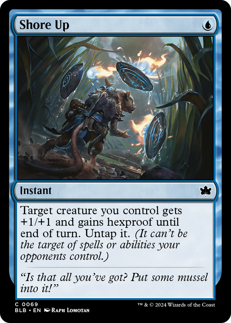 Shore Up - Common Instant card from Bloomburrow