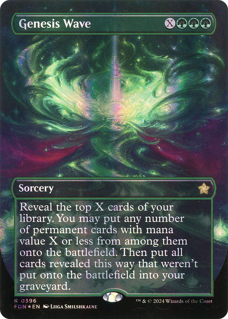 Genesis Wave - Rare Sorcery card from Foundations
