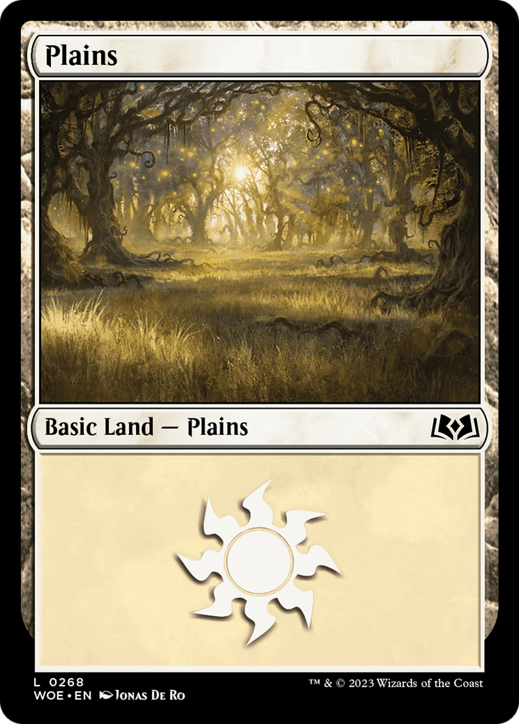 Plains - Common Basic Land — Plains card from Wilds of Eldraine