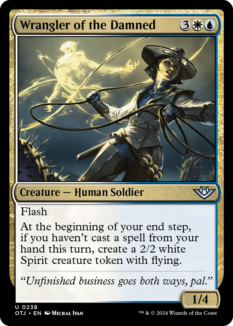 Wrangler of the Damned - Uncommon Creature — Human Soldier card from Outlaws of Thunder Junction