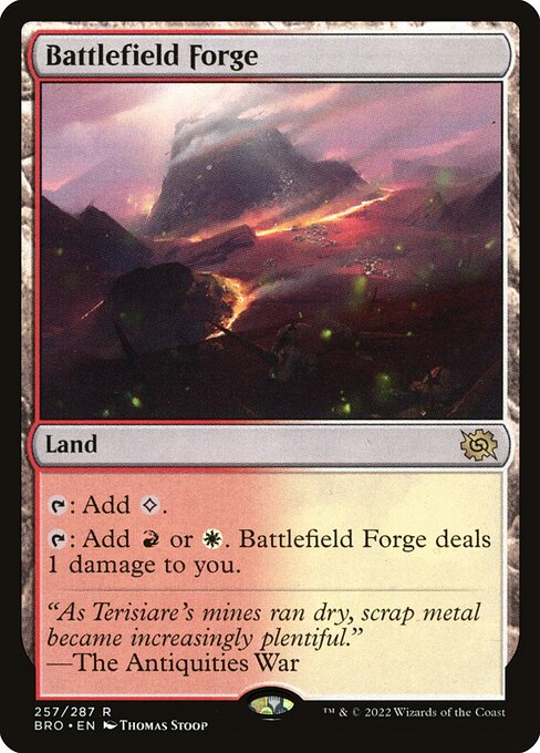 Battlefield Forge - Rare card from BRO