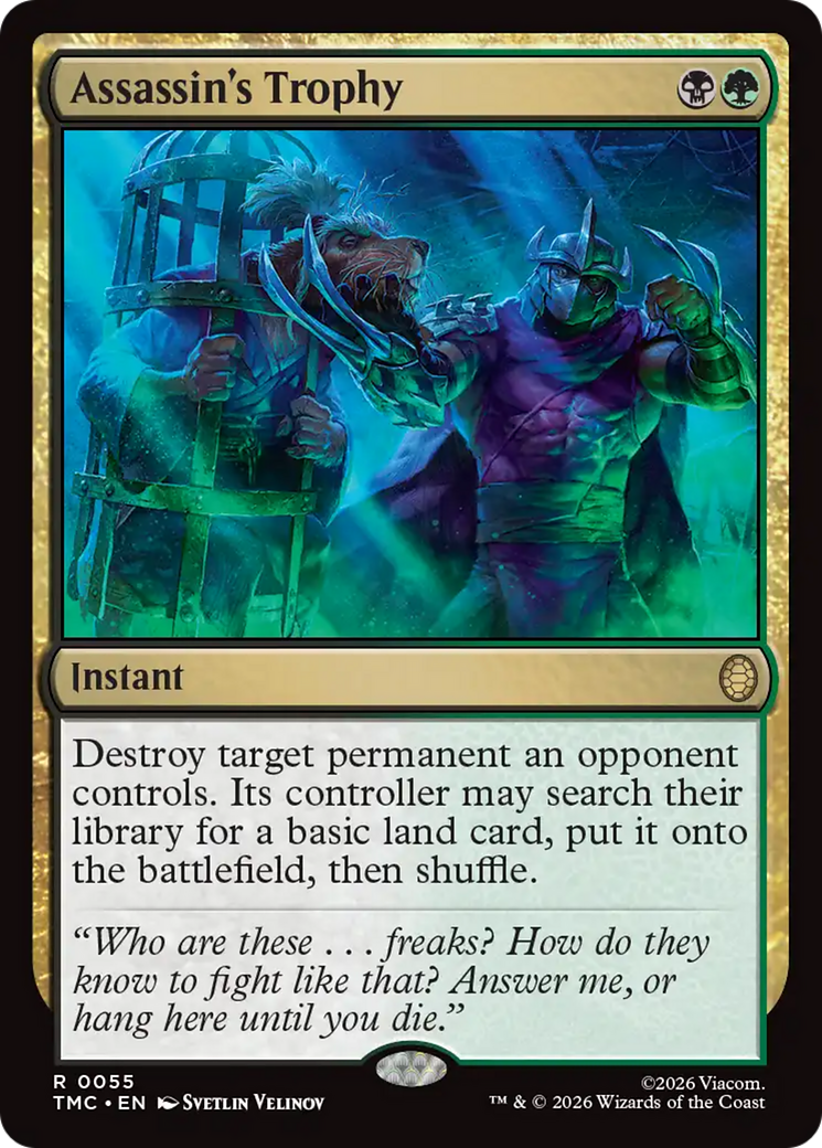 Assassin's Trophy - Rare Instant card from Teenage Mutant Ninja Turtles Eternal