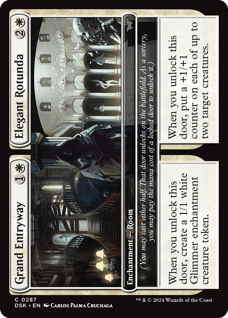 Grand Entryway // Elegant Rotunda - Common Enchantment — Room card from Duskmourn: House of Horror