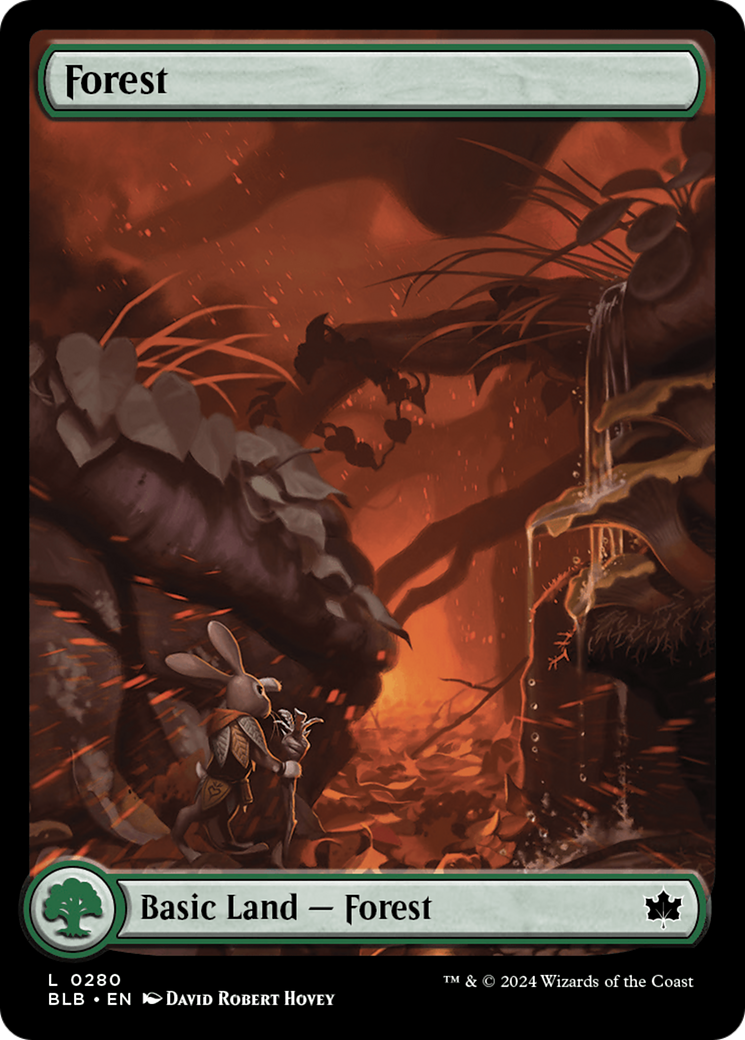 Forest - Common Basic Land — Forest card from Bloomburrow