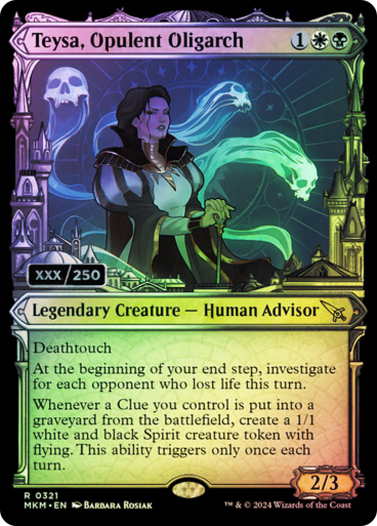 Teysa, Opulent Oligarch - Rare Legendary Creature — Human Advisor card from Murders at Karlov Manor