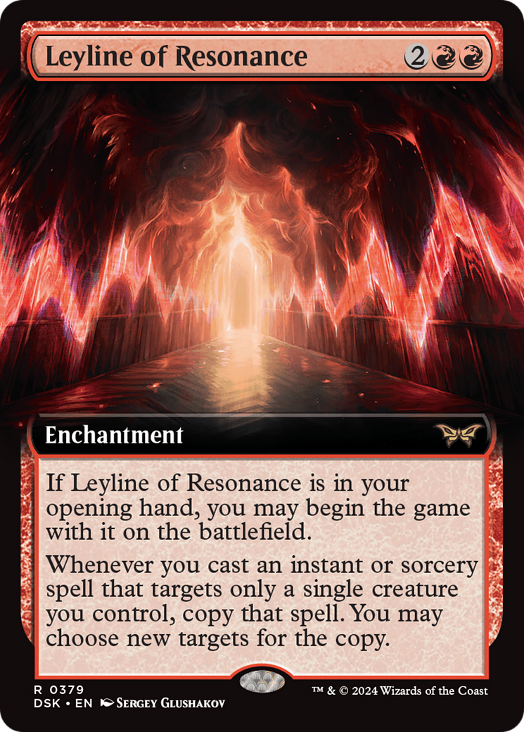 Leyline of Resonance - Rare Enchantment card from Duskmourn: House of Horror
