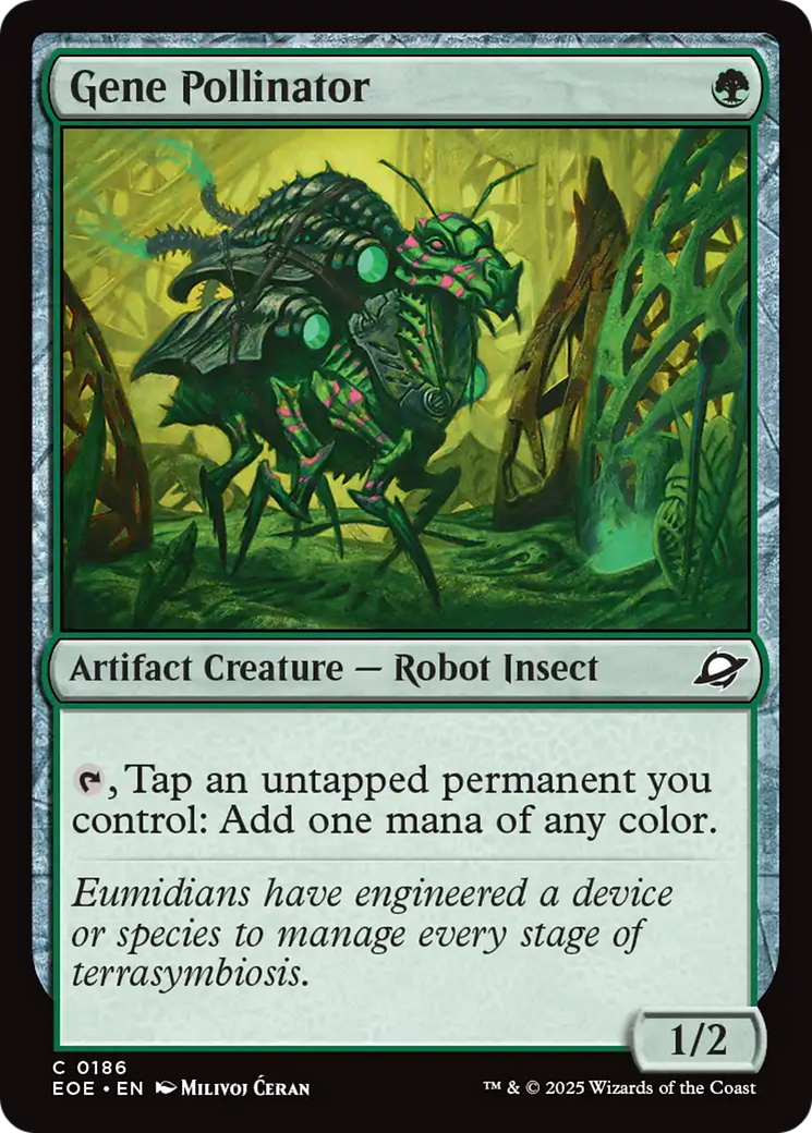 Gene Pollinator - Artifact Creature — Robot Insect used in Simic main decks