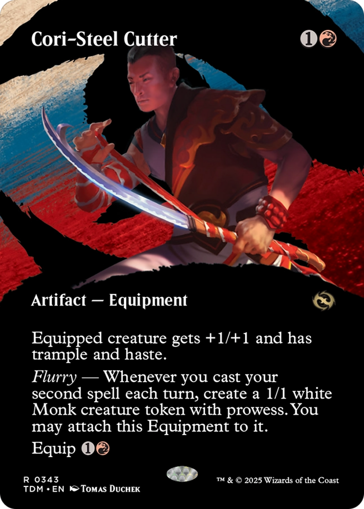 Cori-Steel Cutter - Rare Artifact — Equipment card from Tarkir: Dragonstorm