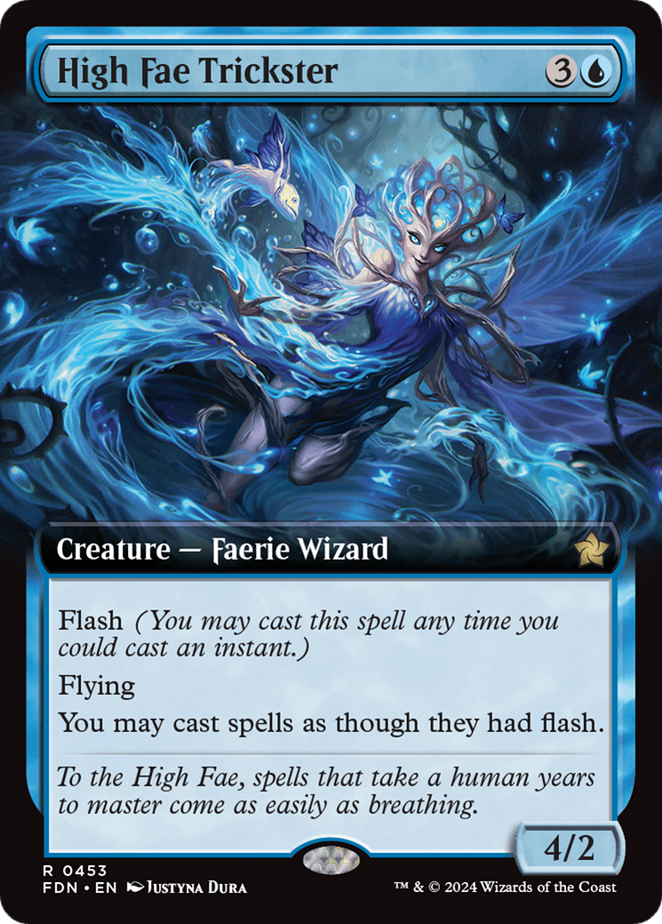 High Fae Trickster - Rare Creature — Faerie Wizard card from Foundations