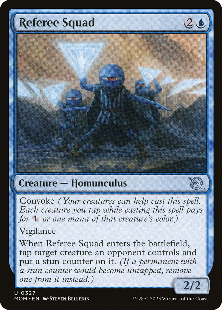 Referee Squad - Uncommon Creature — Homunculus card from March of the Machine
