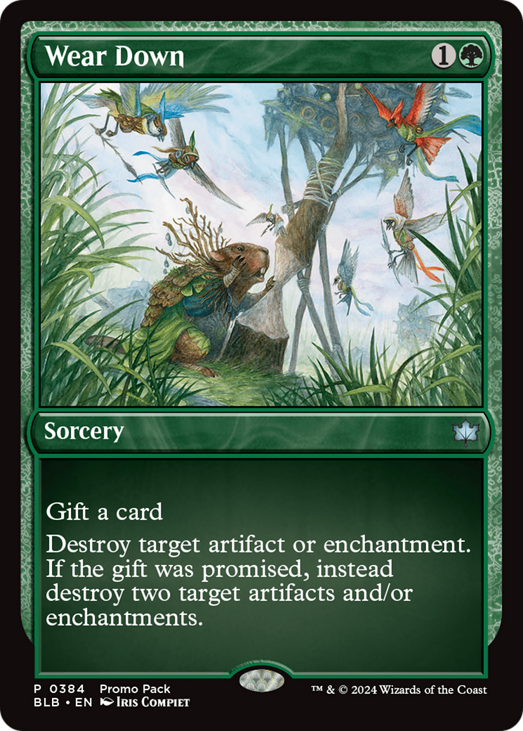 Wear Down - Uncommon Sorcery card from Bloomburrow