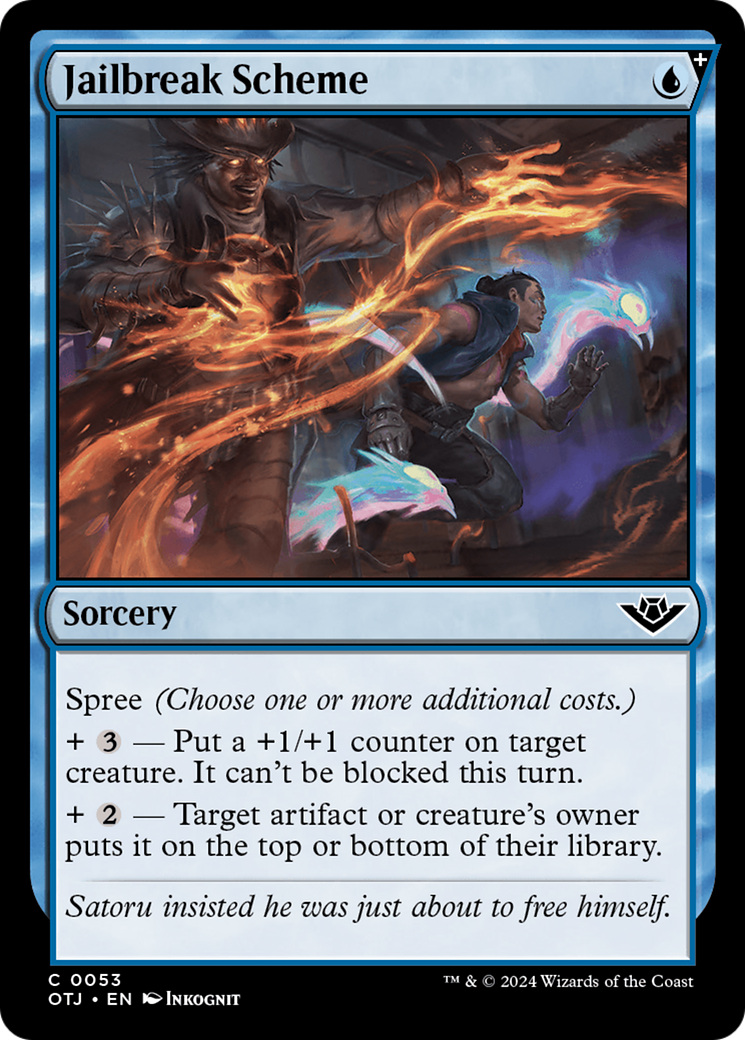 Jailbreak Scheme - Common Sorcery card from Outlaws of Thunder Junction