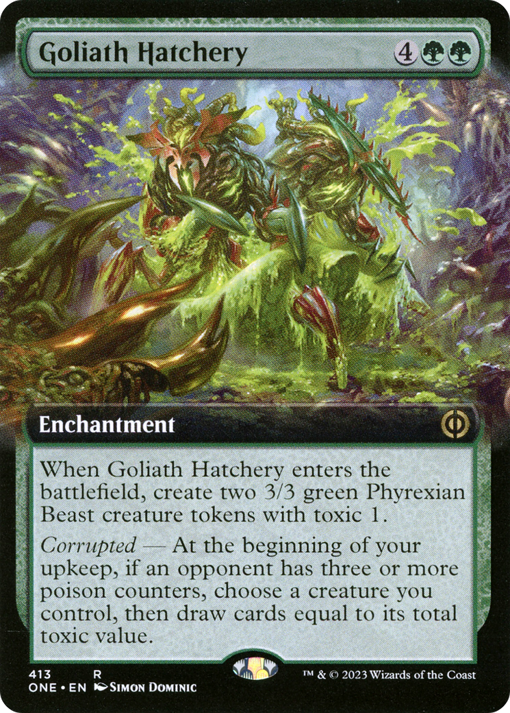 Goliath Hatchery - Rare Enchantment card from Phyrexia: All Will Be One