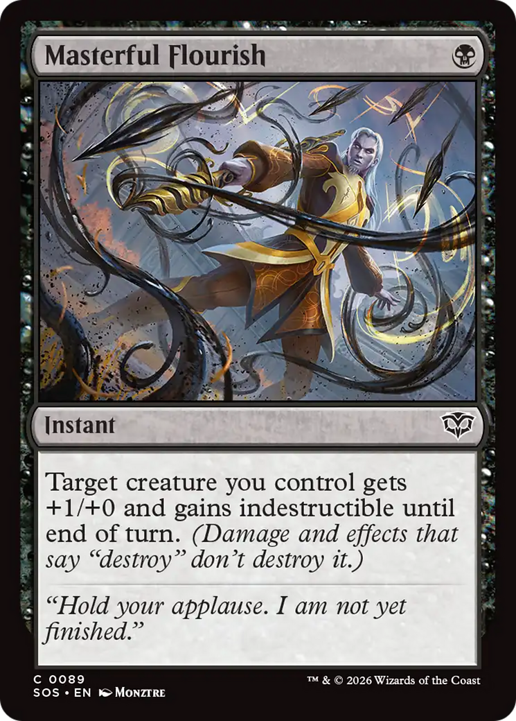 Masterful Flourish - Common Instant card from Secrets of Strixhaven