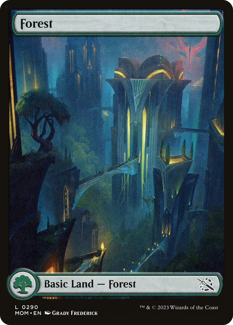 Forest - Common Basic Land — Forest card from March of the Machine