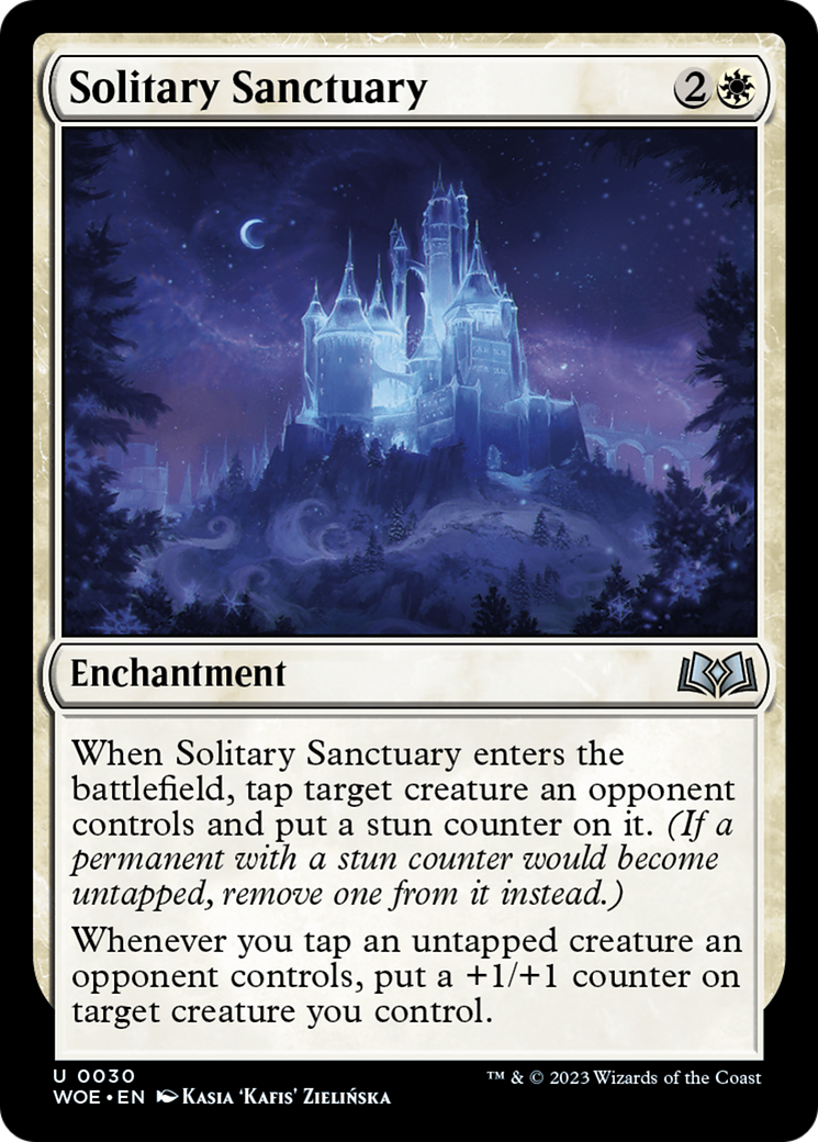 Solitary Sanctuary - Uncommon Enchantment card from Wilds of Eldraine
