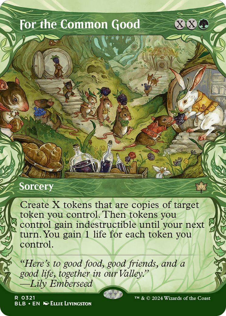 For the Common Good - Rare Sorcery card from Bloomburrow