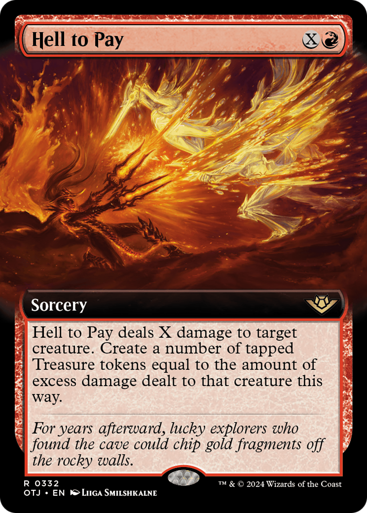 Hell to Pay - Rare Sorcery card from Outlaws of Thunder Junction