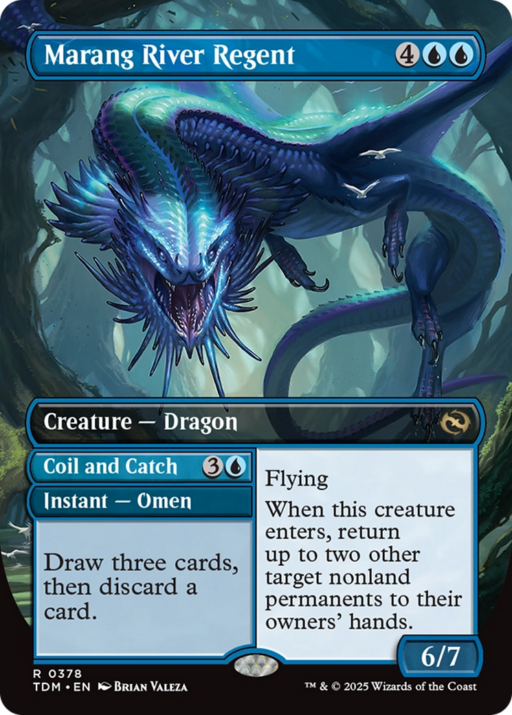 Marang River Regent // Coil and Catch // Marang River Regent // Coil and Catch - Rare Creature — Dragon card from Tarkir: Dragonstorm