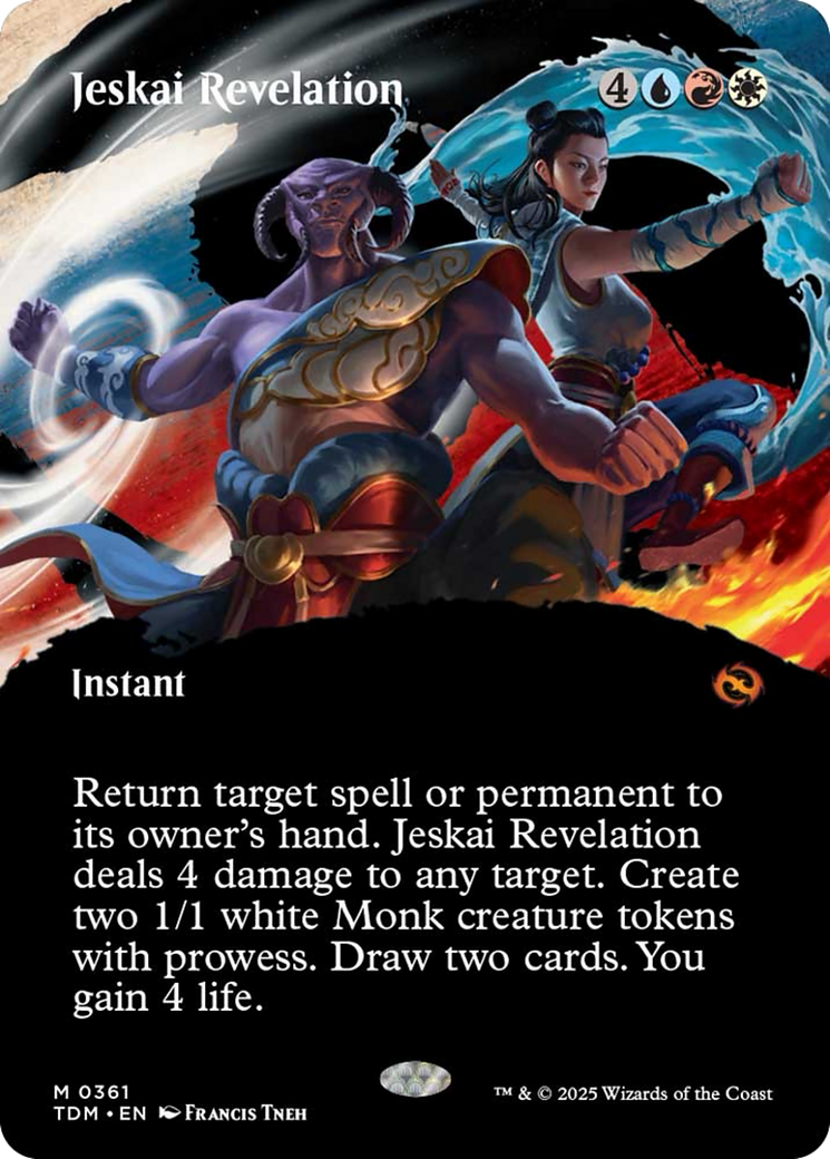 Jeskai Revelation - Mythic Instant card from Tarkir: Dragonstorm