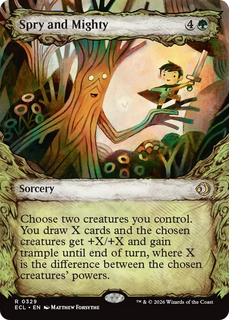 Spry and Mighty - Rare Sorcery card from Lorwyn Eclipsed