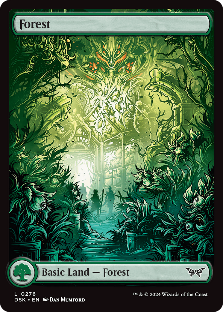 Forest - Common Basic Land — Forest card from Duskmourn: House of Horror