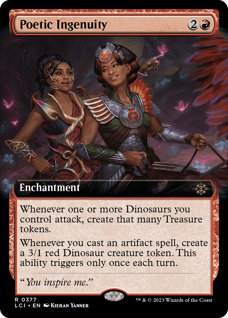 Poetic Ingenuity - Rare Enchantment card from The Lost Caverns of Ixalan