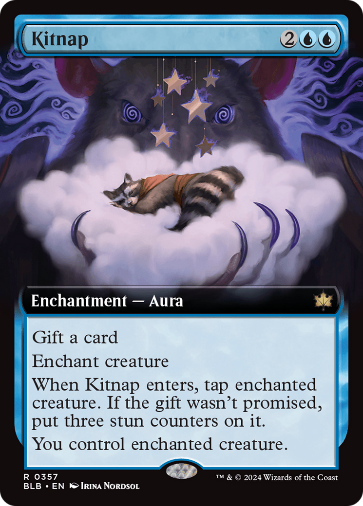 Kitnap - Rare Enchantment — Aura card from Bloomburrow